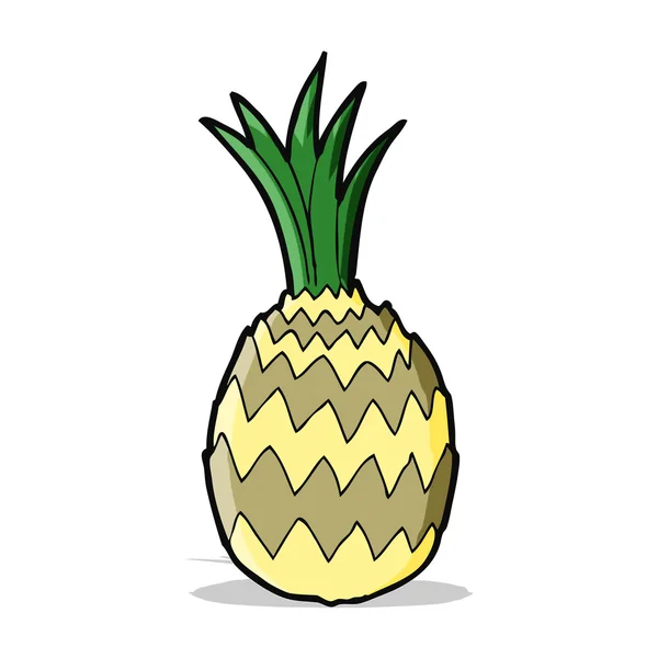 Dessin animé Ananas — Image vectorielle