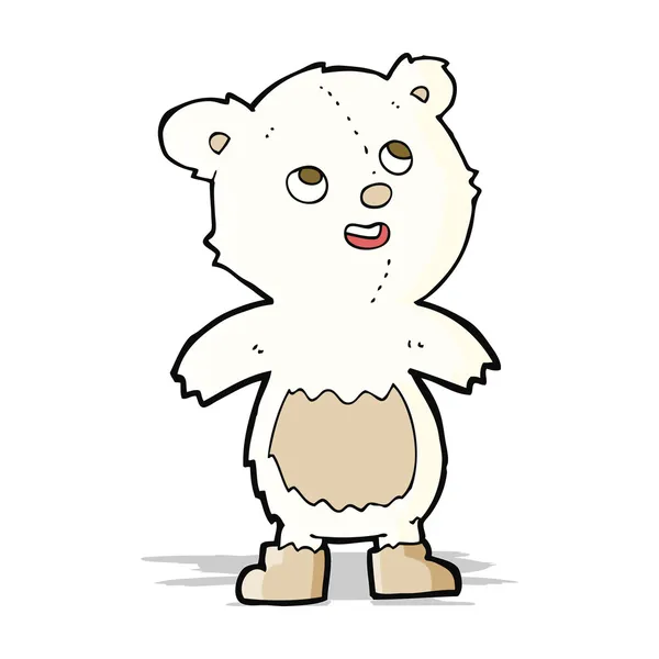 Cartoon polar bear — Stockvector