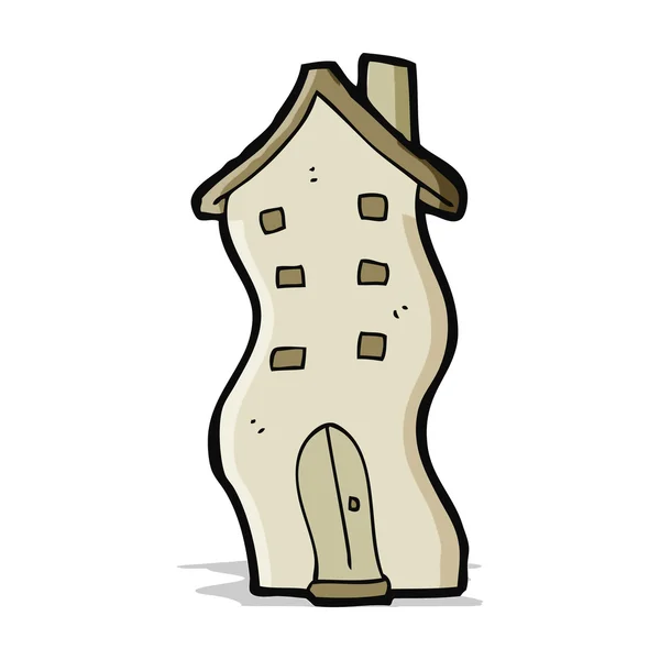 Cartoon huis doodle — Stockvector