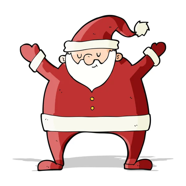 Dessin animé Père Noël — Image vectorielle
