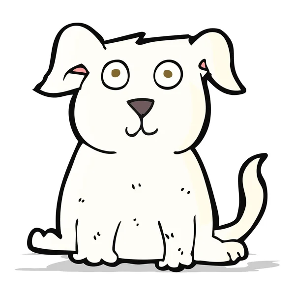 Dessin animé chien heureux — Image vectorielle