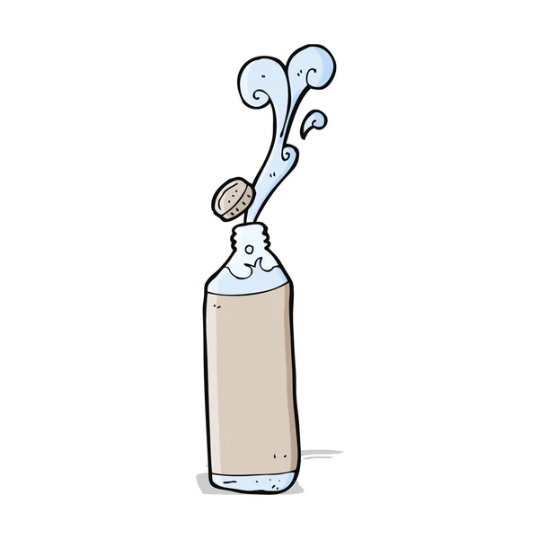 Bouteille de jus de dessin animé — Image vectorielle