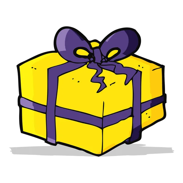 Cartoon kerstcadeau — Stockvector