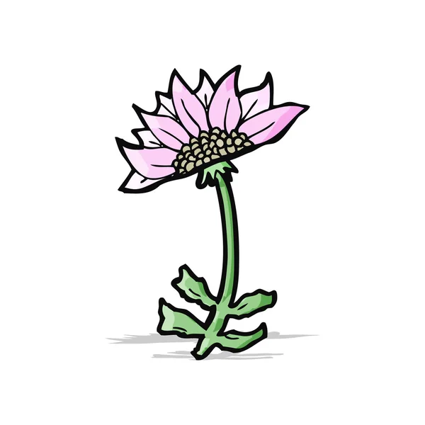 Flor de dibujos animados — Vector de stock