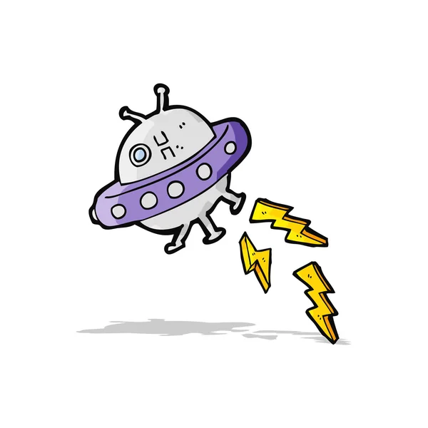 Cartoon-Ufo — Stockvektor