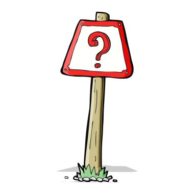 çizgi film soru işareti işareti