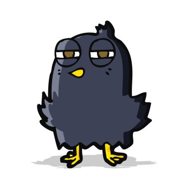 komik karikatür kuş