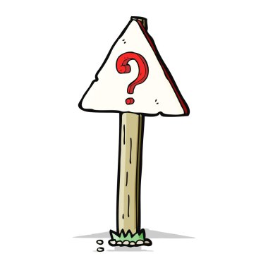 çizgi film soru işareti iletisi