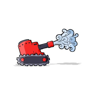 cartooon askeri tank