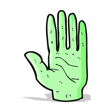 çizgi film zombi el