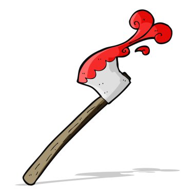 karikatür kanlı balta