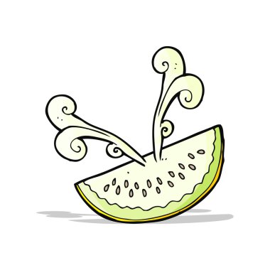 karikatür kavun dilimi