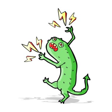 küçük canavar cartoon