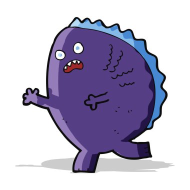 çizgi film canavarı