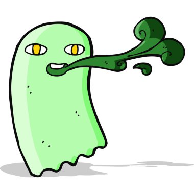 komik karikatür hayalet