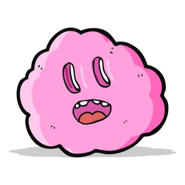 Çizgi Film ürkütücü bulut