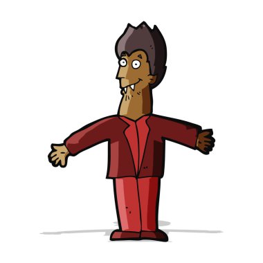 çizgi film vampire adam