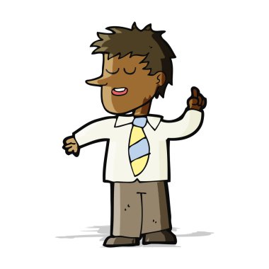 İyi bir fikri olan çizgi film adamı.