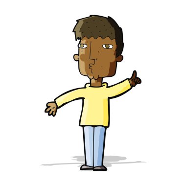 çizgi film adam yükselme noktası