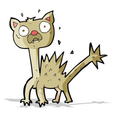 korkmuş kedi çizgi film