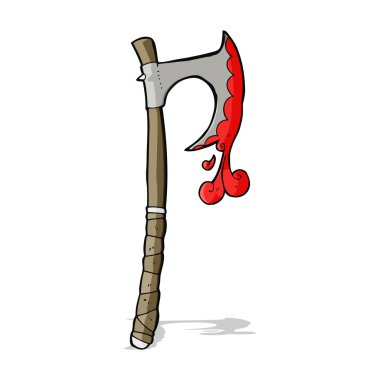 Viking baltası cartoon