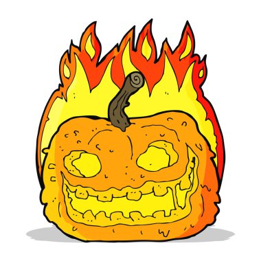 Çizgi Film ürkütücü kabak