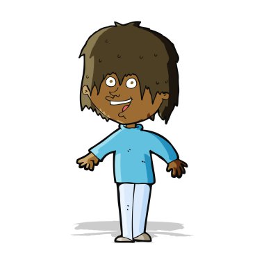 heyecanlı adam çizgi film