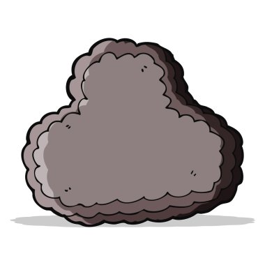 karikatür yağmur bulutu