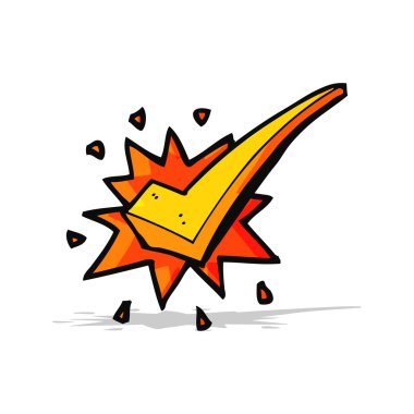 çizgi film pozitif kene sembolü