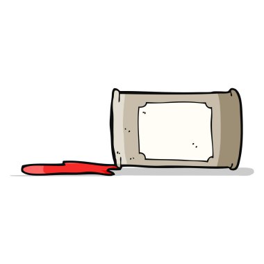 dökülen petrol cartoon