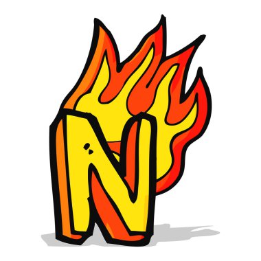 çizgi film yanan mektup