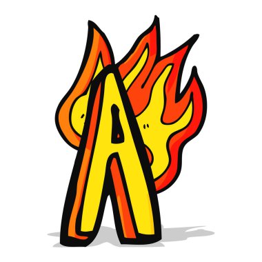 çizgi film yanan mektup