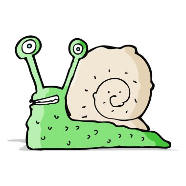 karikatür salyangoz