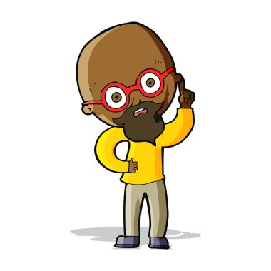 Çizgi film ihtiyarı. 