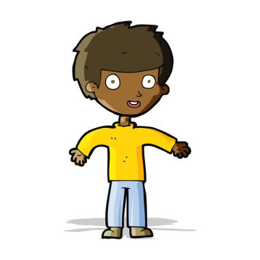 mutlu bir adam çizgi film