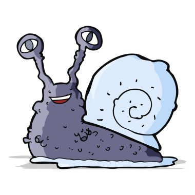 karikatür salyangoz