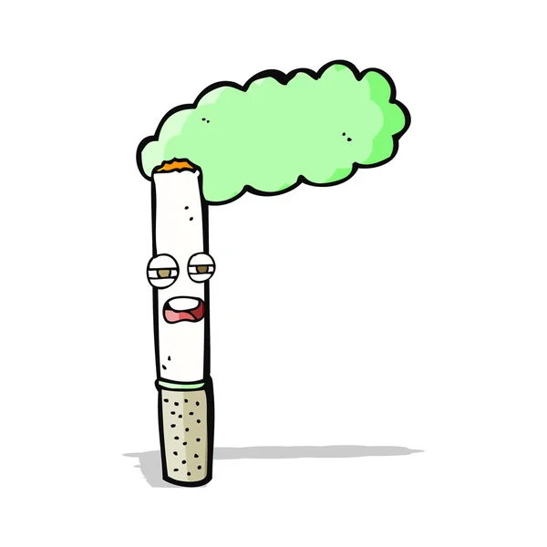 Cartoon happy cigarett — Stock vektor