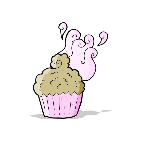 Cupcake de bande dessinée — Image vectorielle