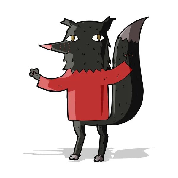 Cartoon wolf — Stockvector