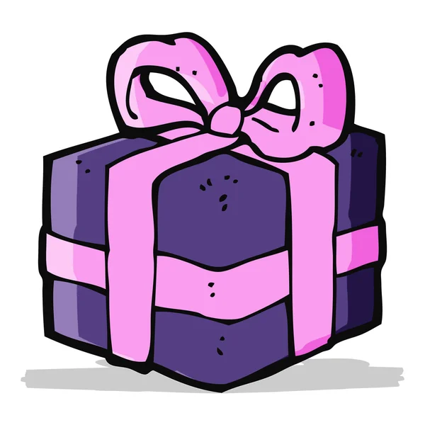 Cartoon kerstcadeau — Stockvector