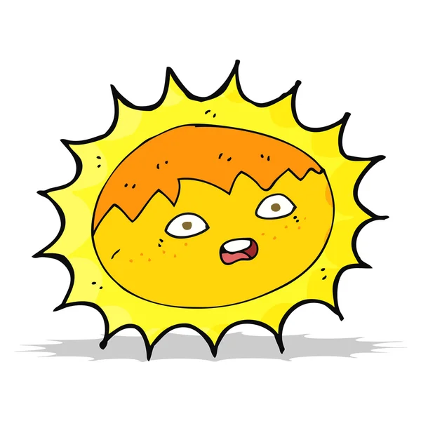 Cartoon solen — Stock vektor