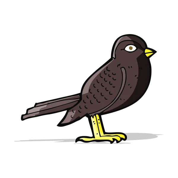 Desenho animado pássaro jardim — Vetor de Stock