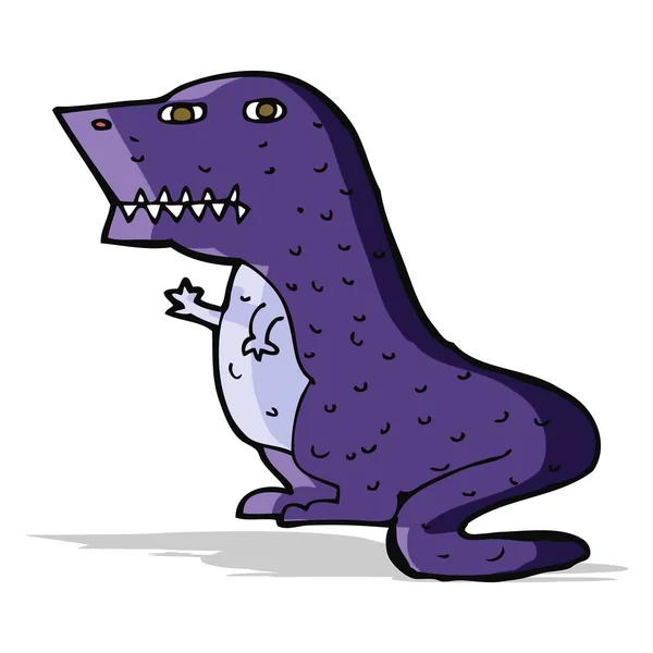 漫画の恐竜 — ストックベクタ