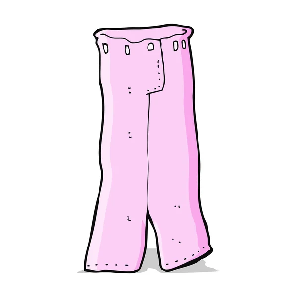 Cartoon pair of pink pants — Stock Vector