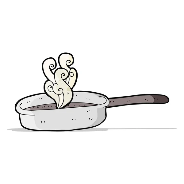 Cartoon frying pan — Stock Vector