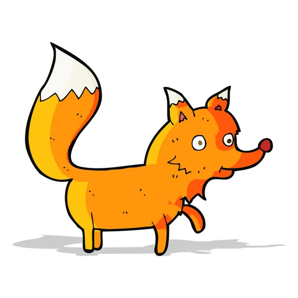 Cartoon fox cub — Stockvector