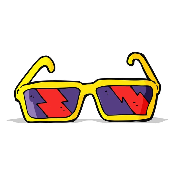 Lunettes de soleil dessin animé — Image vectorielle