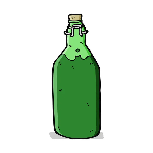 Cartoon fles — Stockvector