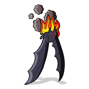 Çizgi Film ürkütücü bat