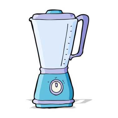 karikatür mutfak blender